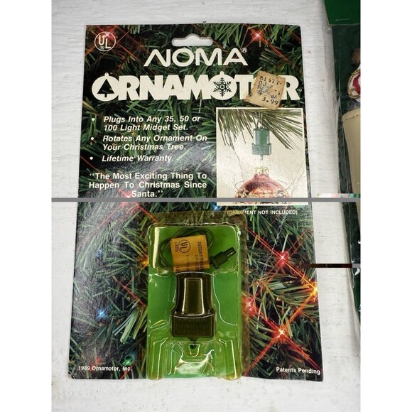 Vintage NOMA Ornamotor (1989) & RAZ Imports Santa Pants Ornament – New - Picture 2 of 5